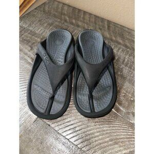Kids crocs flip flops size 12